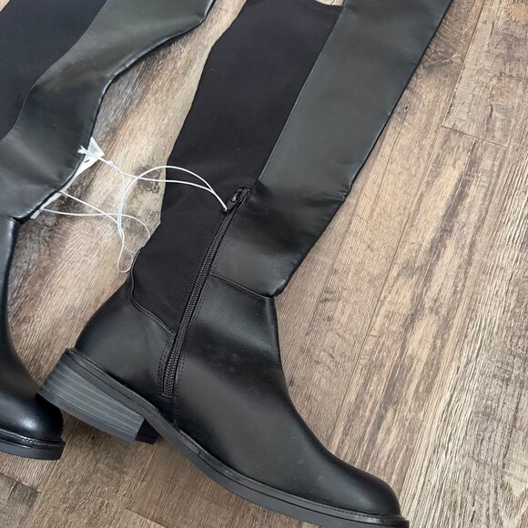 Women’s Hope Boots with Memory Foam Insole – A New Day™ Black 8 - Picture 6 of 10